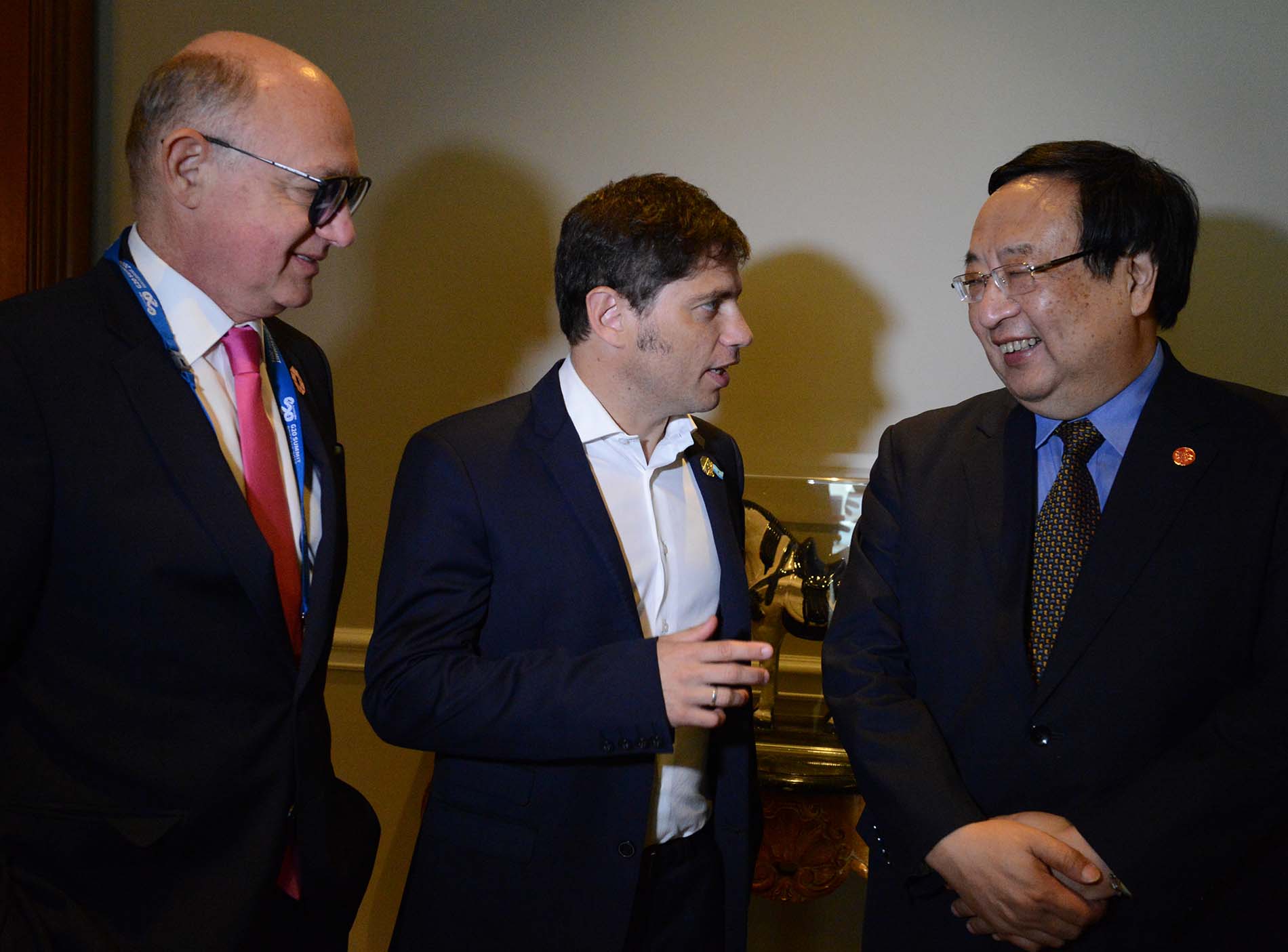 El ministro de Economía, Axel Kicillof, y el canciler Héctor Timerman, en la Cumbre del G20 de Australia